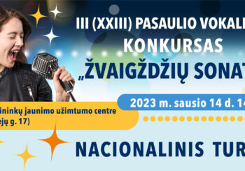 Startuoja nacionalinis atrankos turas į tarptautinį vokalistų konkursą „Žvaigždžių sonata“