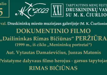 Filmo „Dailininkas Rimas Bičiūnas“ peržiūra