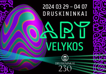 Druskininkų ART Velykos: naktį švytinčių margučių galerija – proga paskleisti meną į viešąsias erdves tiems, kurie nesilanko meno galerijų erdvėse