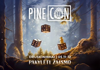 Stalo žaidimų festivalis PineCon 2024