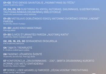 Birželio renginiai Druskininkuose