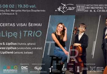 Koncertas visai šeimai „SuLipę į TRIO“